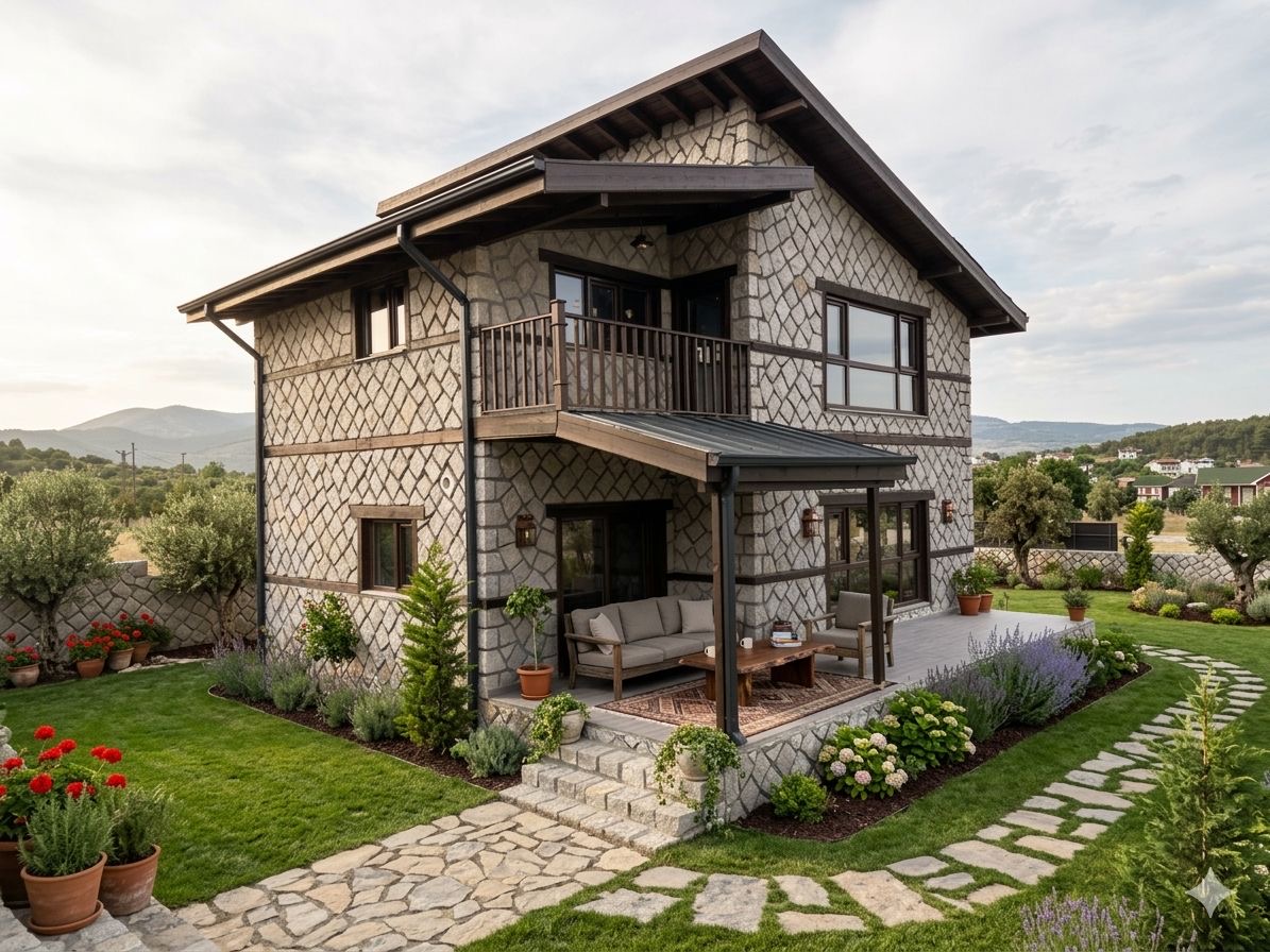Ayan Selçuklu Evleri villa dış cephe