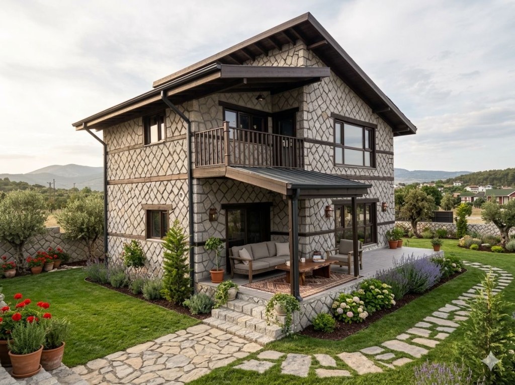 Ayan Selçuklu Evleri villa dış cephe - bahçe ve peyzaj